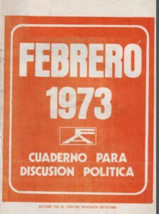 Flecha, Cuaderno para discusión política, PDC, febrero 1973