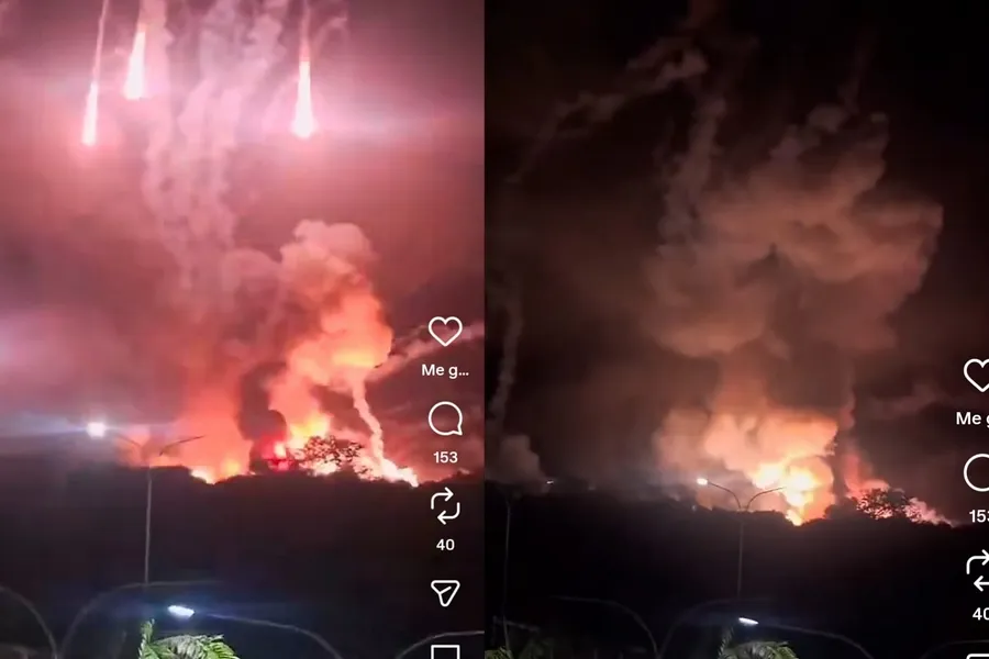 Bombardeo en Higuerote